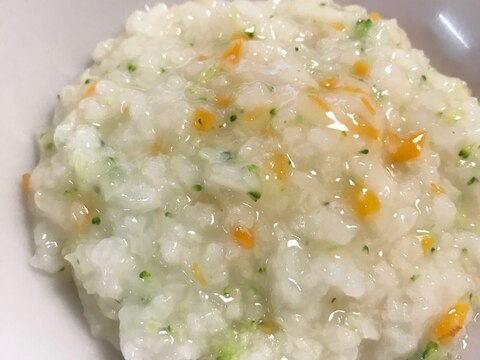 【離乳食】ミックス野菜のおじや